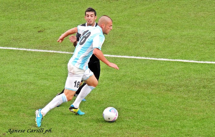 Simone Magnaghi oggi potrebbe essere l'unico giovane in campo dal primo minuto nelle file della Virtus Entella.