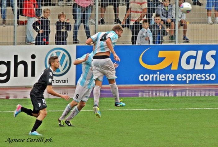 Francesco Di Tacchio, confermato come fulcro del centrocampo della Virtus Entella, in una foto di Agnese Carilli