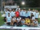 Gli Under 12 della Pro Recco Rugby, il giorno della presentazione ufficiale di tutte le squadre della società, in una foto di Luigi Galli