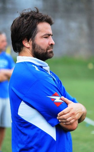 L'allenatore giocatore dell'Aircom Pro Recco Rugby Lisandro Villagra