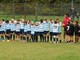 Gli Under 10 della Pro Recco Rugby in campo a Milano, in una foto di M. Goranova