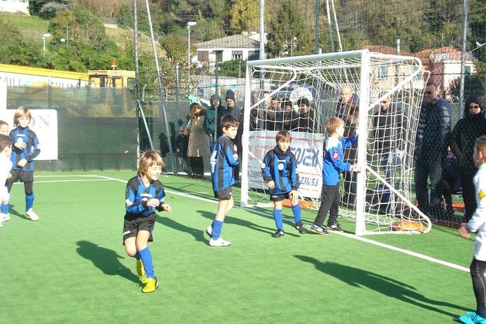 FOTOGALLERY calcio giovanile, leva 2005/2006: Polisportiva Santa Maria-San Siro Nervi 5-2