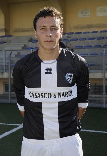 Raffaele Maucci con la maglia del Rapallo